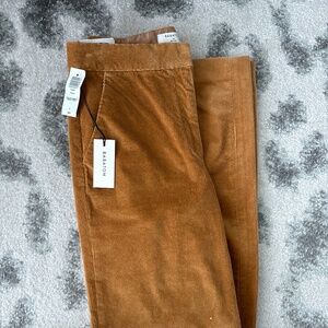 NWT Aritizia Babaton Women's Cole Corduroy Wide Leg Pant Size 4